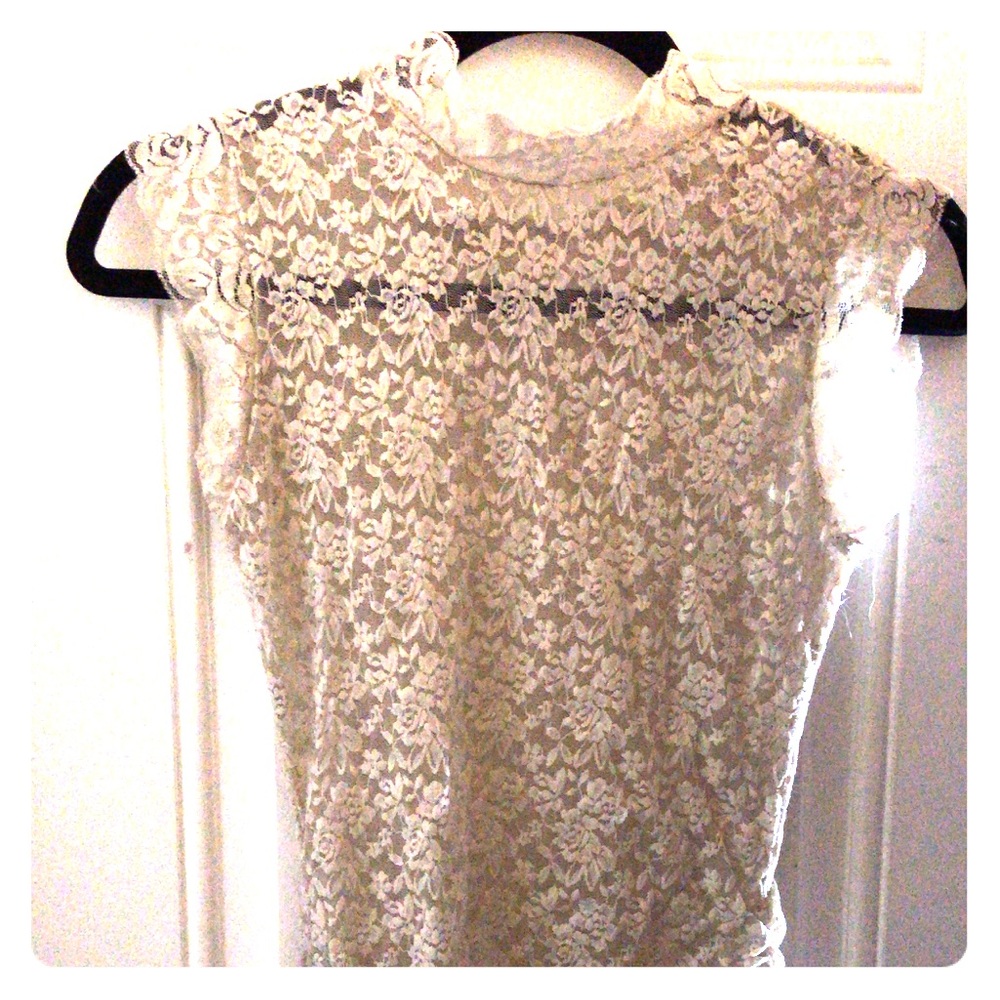 Forever21 high neck fitted top